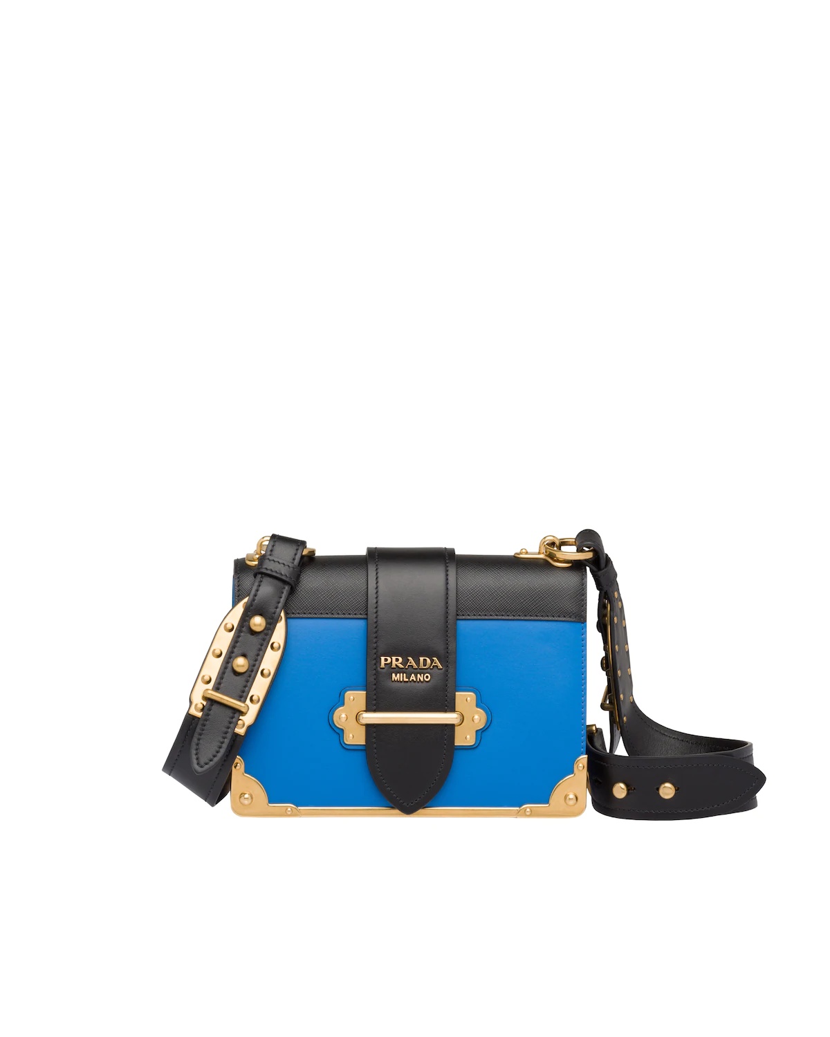 Leather Prada Cahier Bag - 1