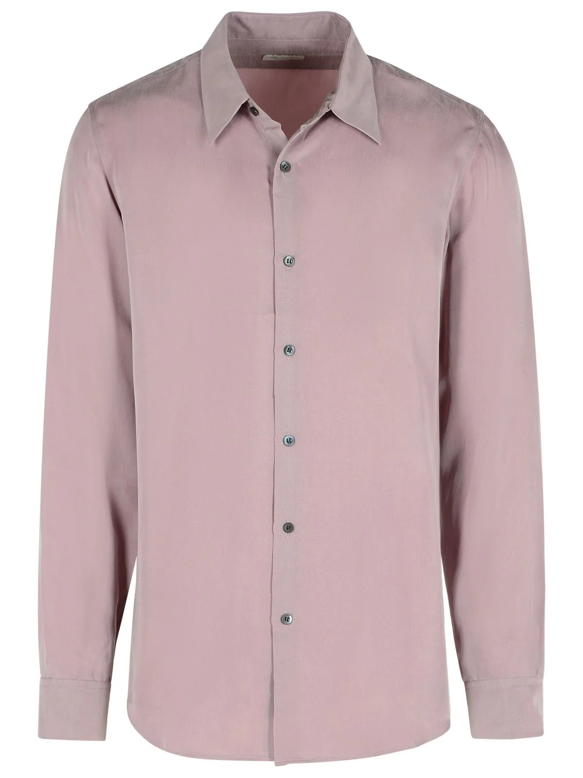 Dries Van Noten Mauve Cupro Shirt Men - 1