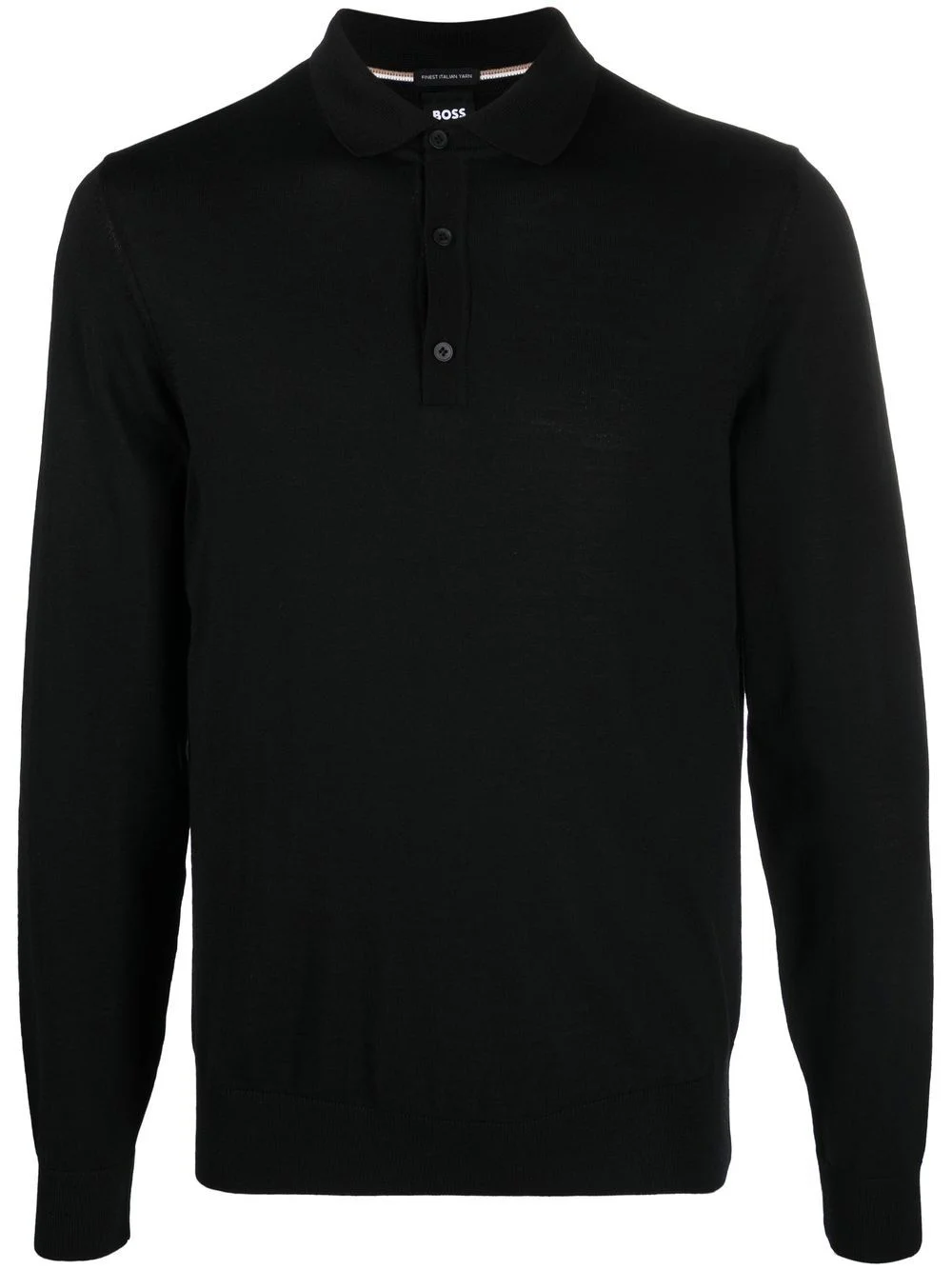 long-sleeve polo shirt - 1