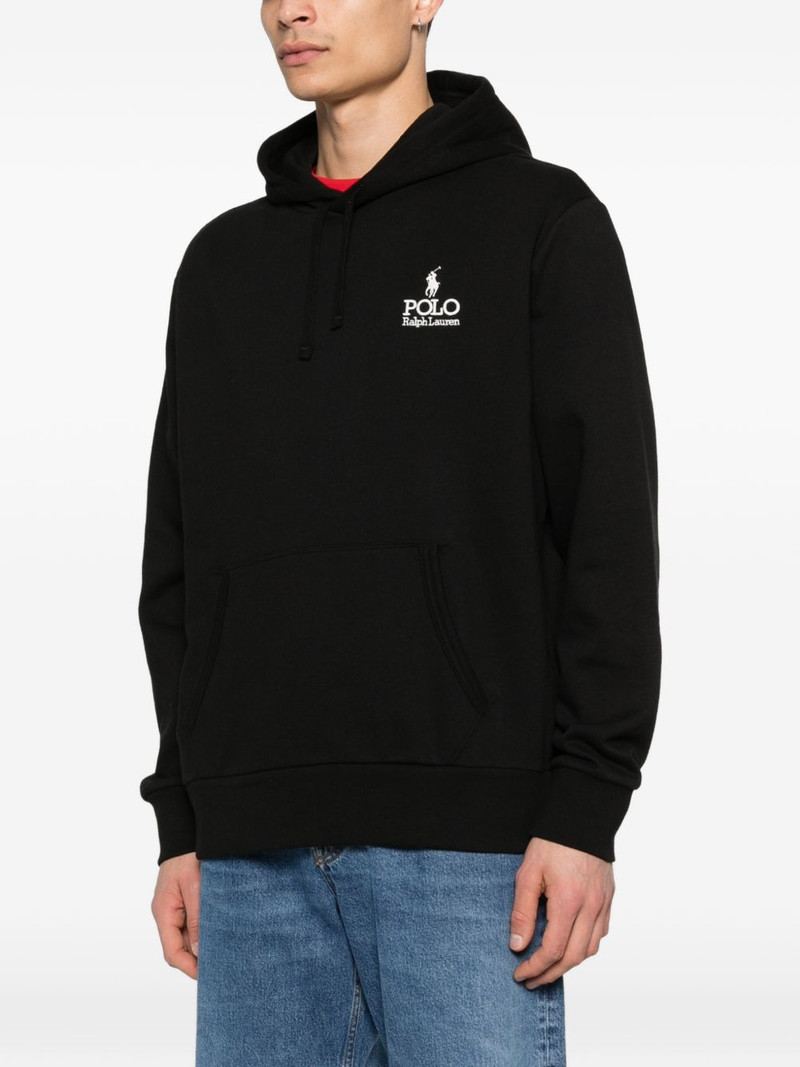 logo-embroidery hoodie 3