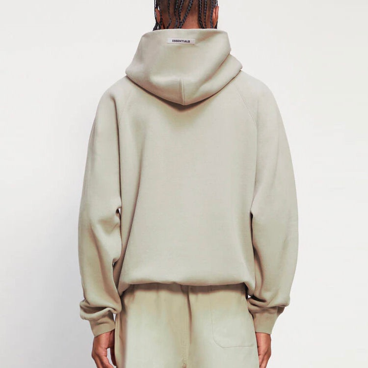 Fear of God Essentials FW20 Logo Hoodie 'Moss' 192250500206245 - 4