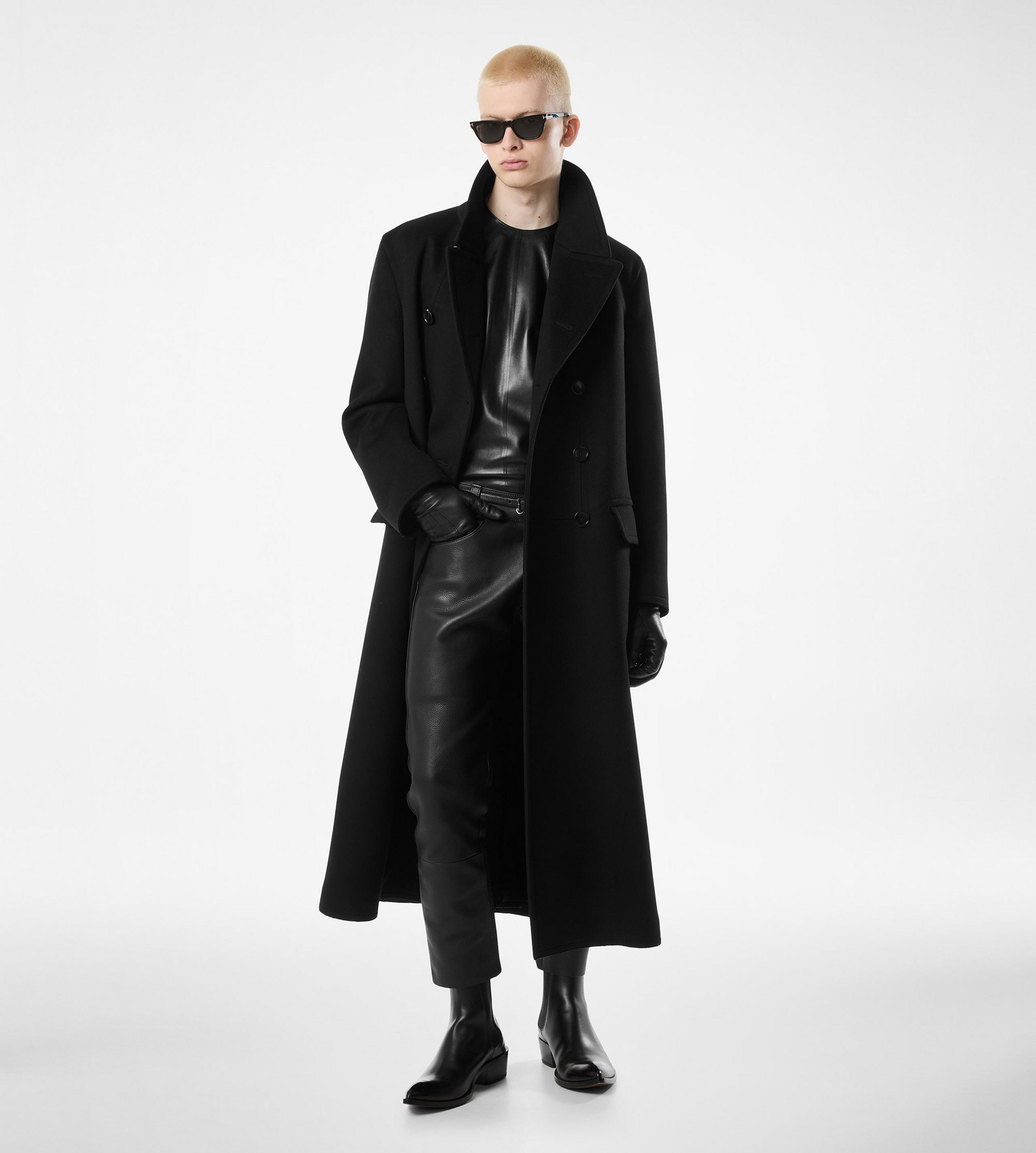 CASHMERE OFFICER COAT - 3