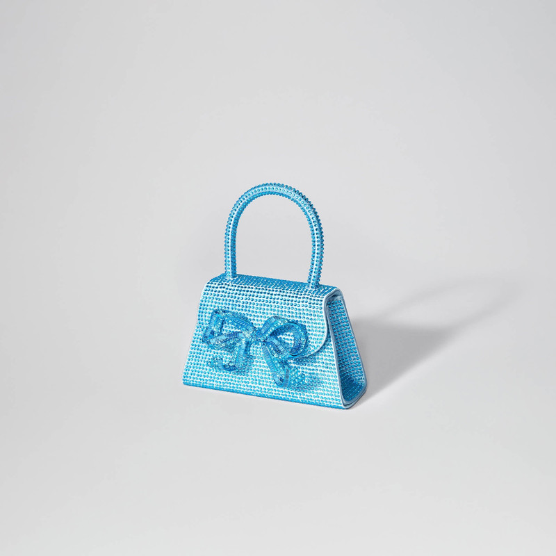 The Bow Micro in Blue Rhinestone 2