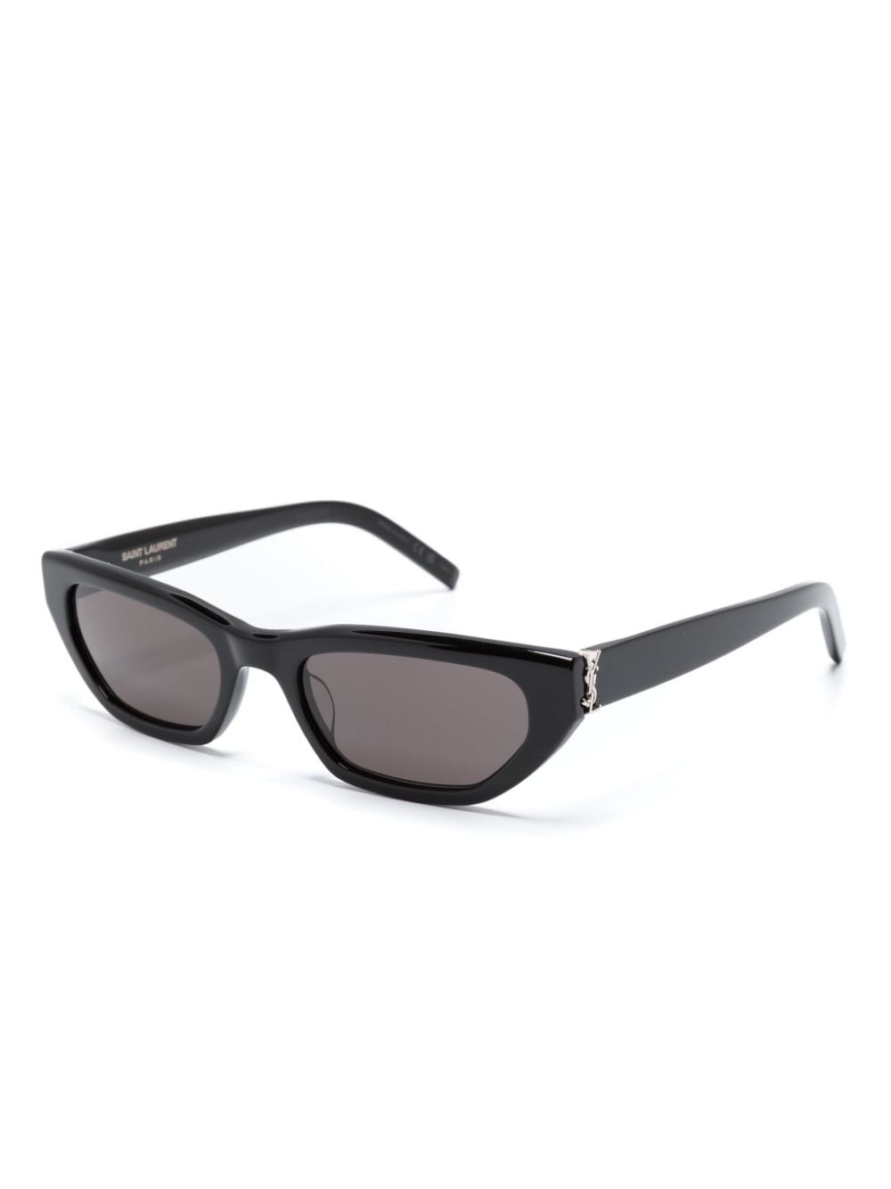 logo-plaque cat-eye sunglasses - 2