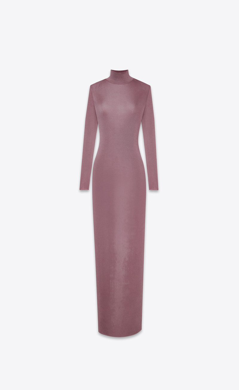 long dress in knit - 1