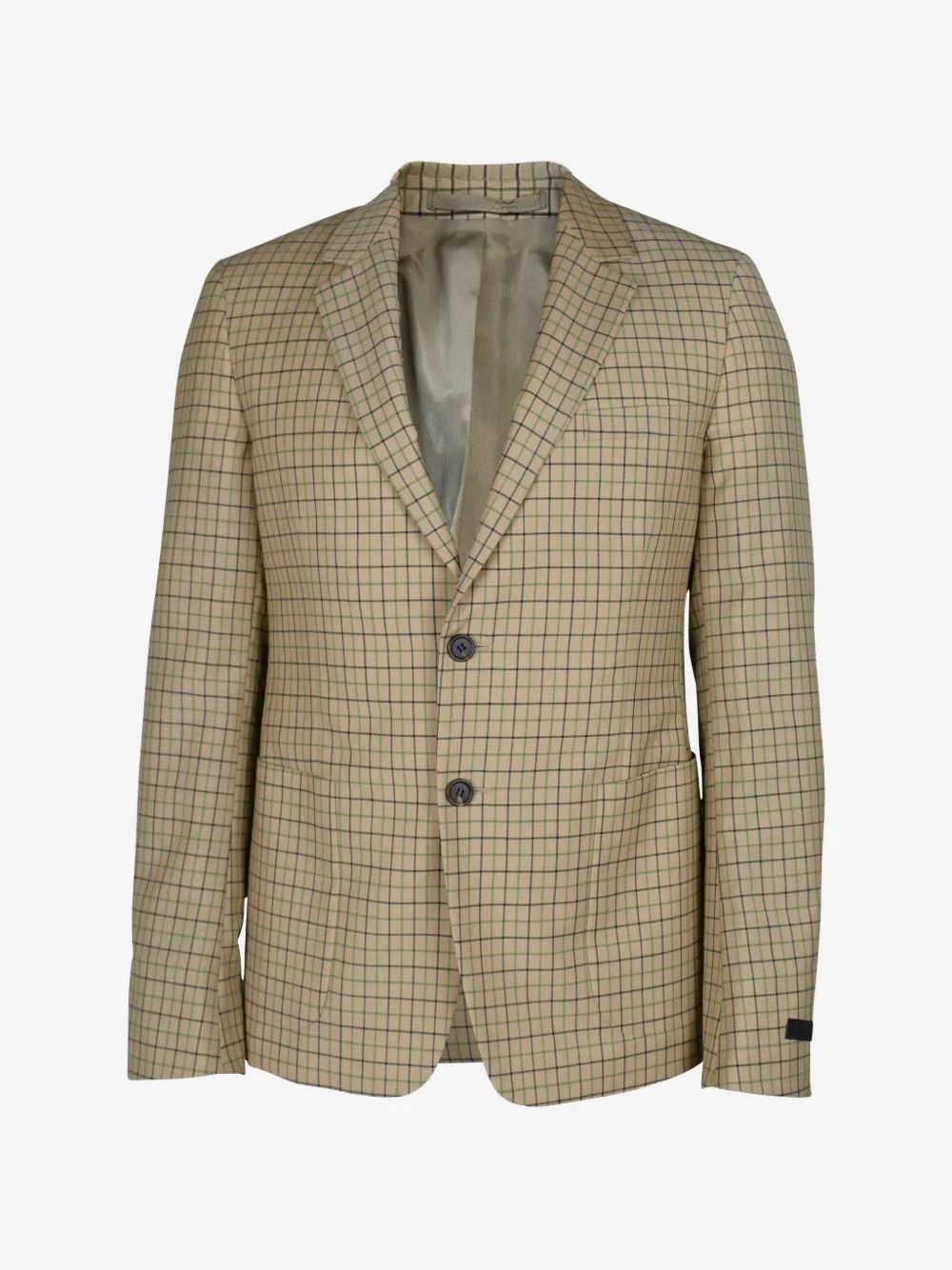 check-pattern blazer - 1