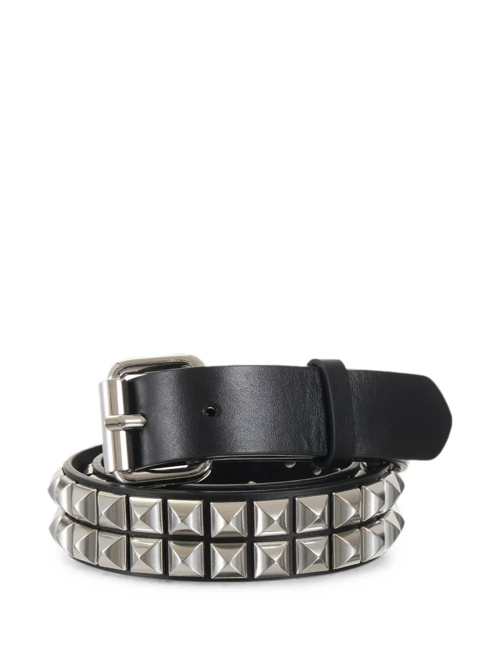studded leather belt - 1