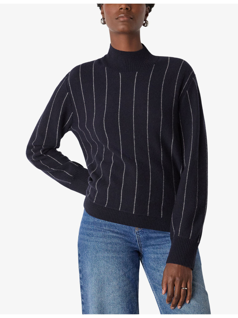 Striped Funnel-Neck Wool Jumper 3