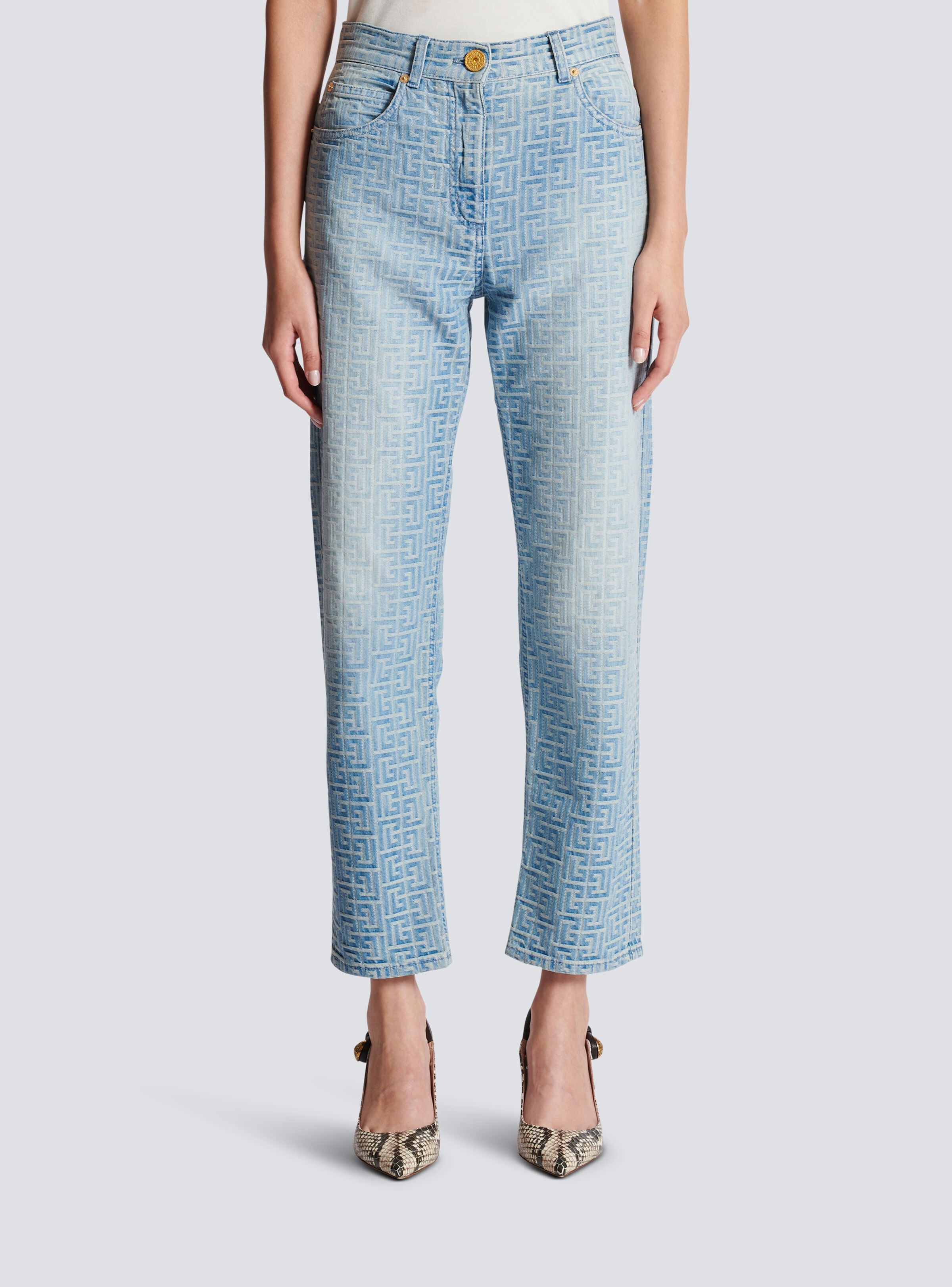 Monogram classic jeans - 5