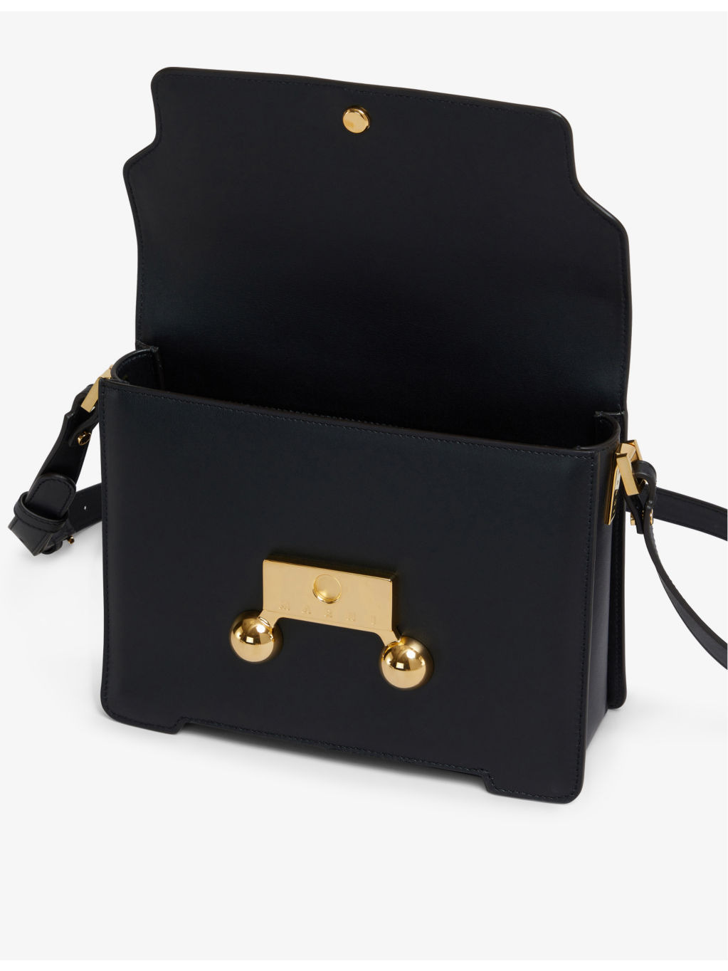 Trunkeroo branded-hardware leather shoulder bag - 4
