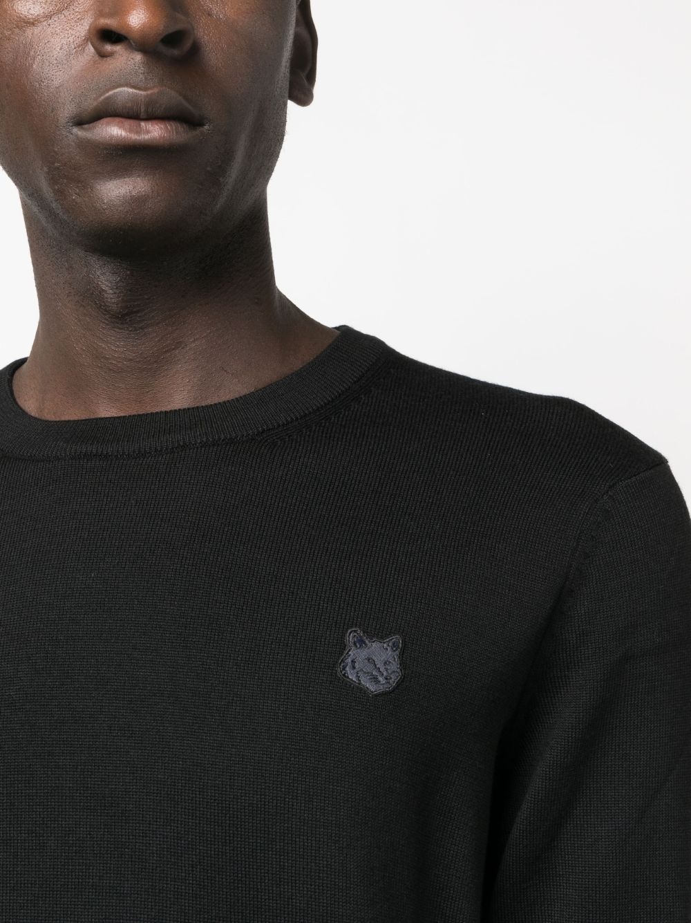 logo-appliqué crew-neck sweatshirt - 5