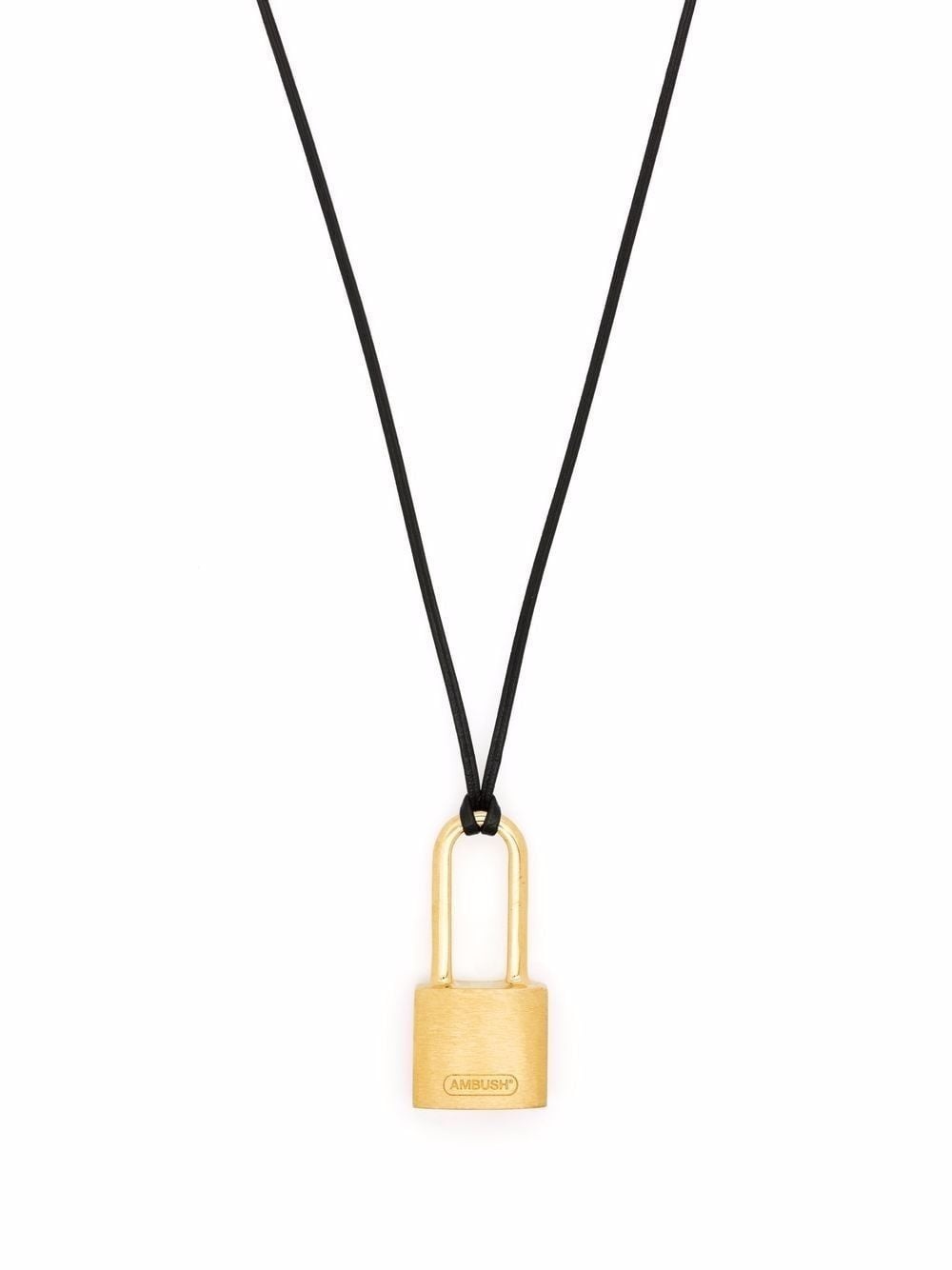 small padlock necklace - 1