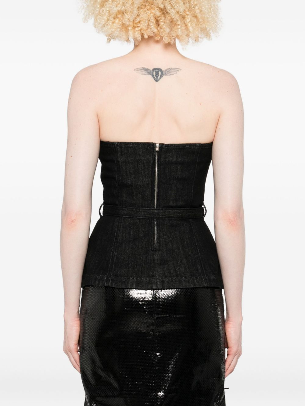 belted-embellished top - 4