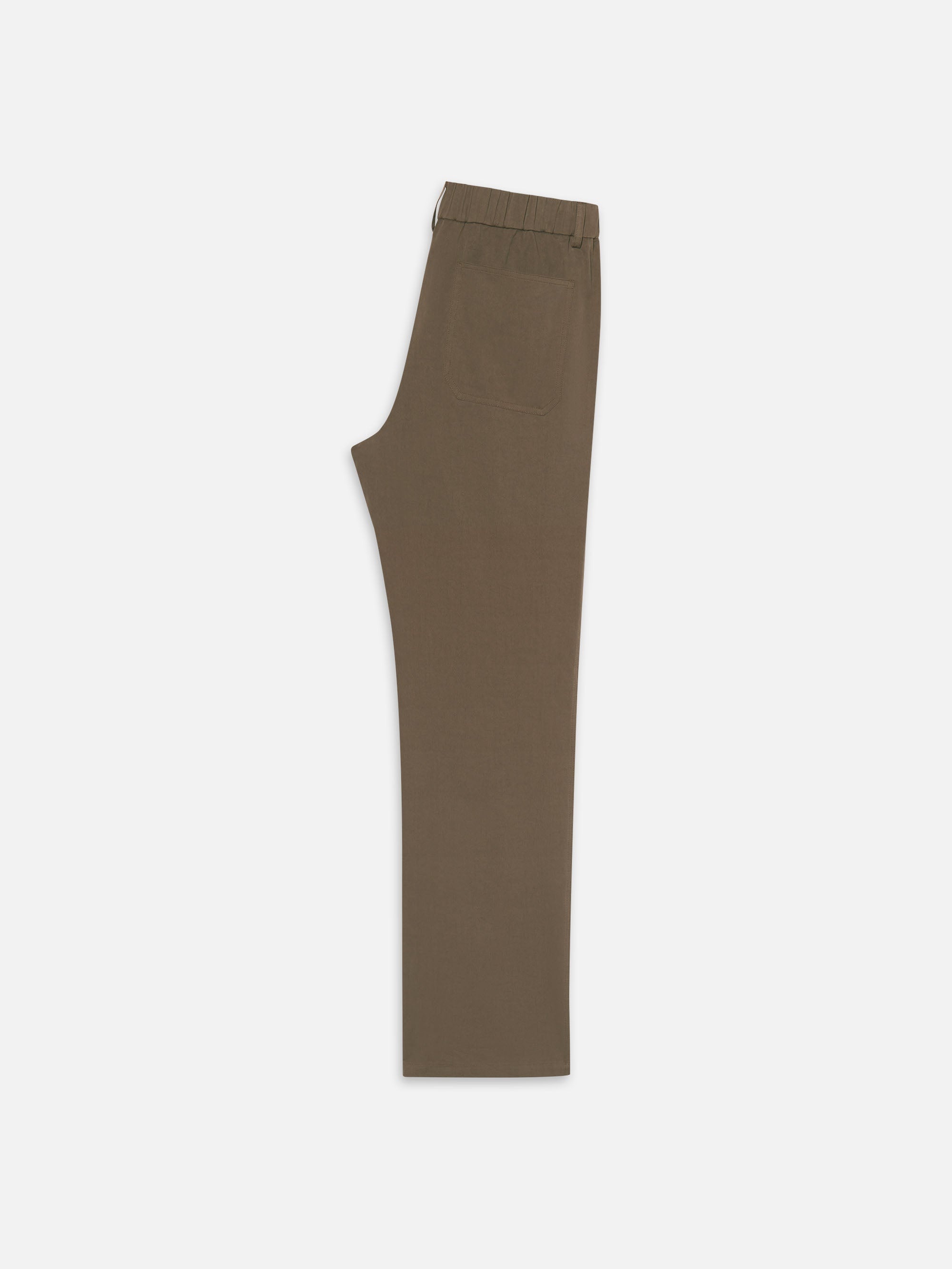 Easy Trousers in Dark Brown - 4