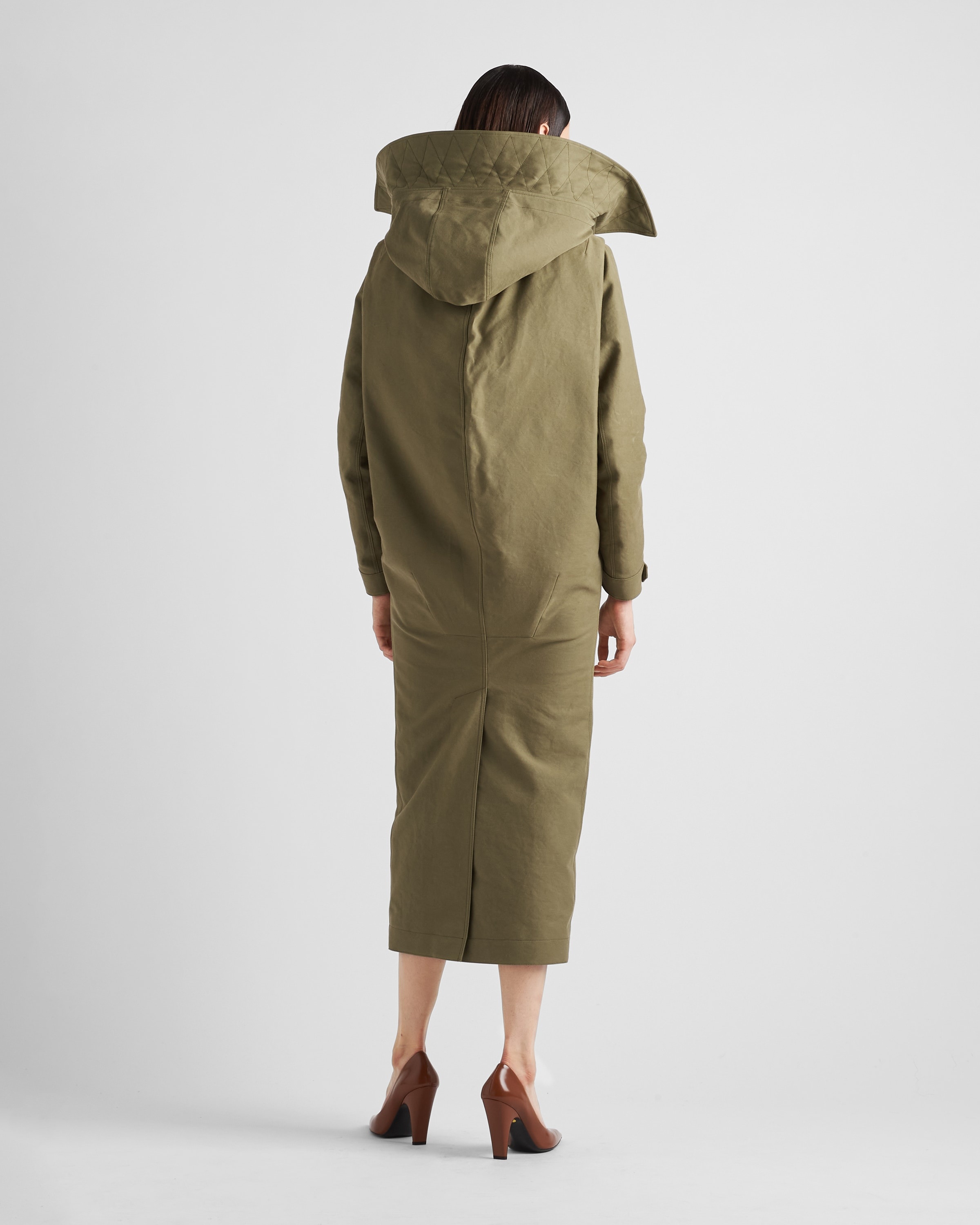 Satin cotton coat - 5