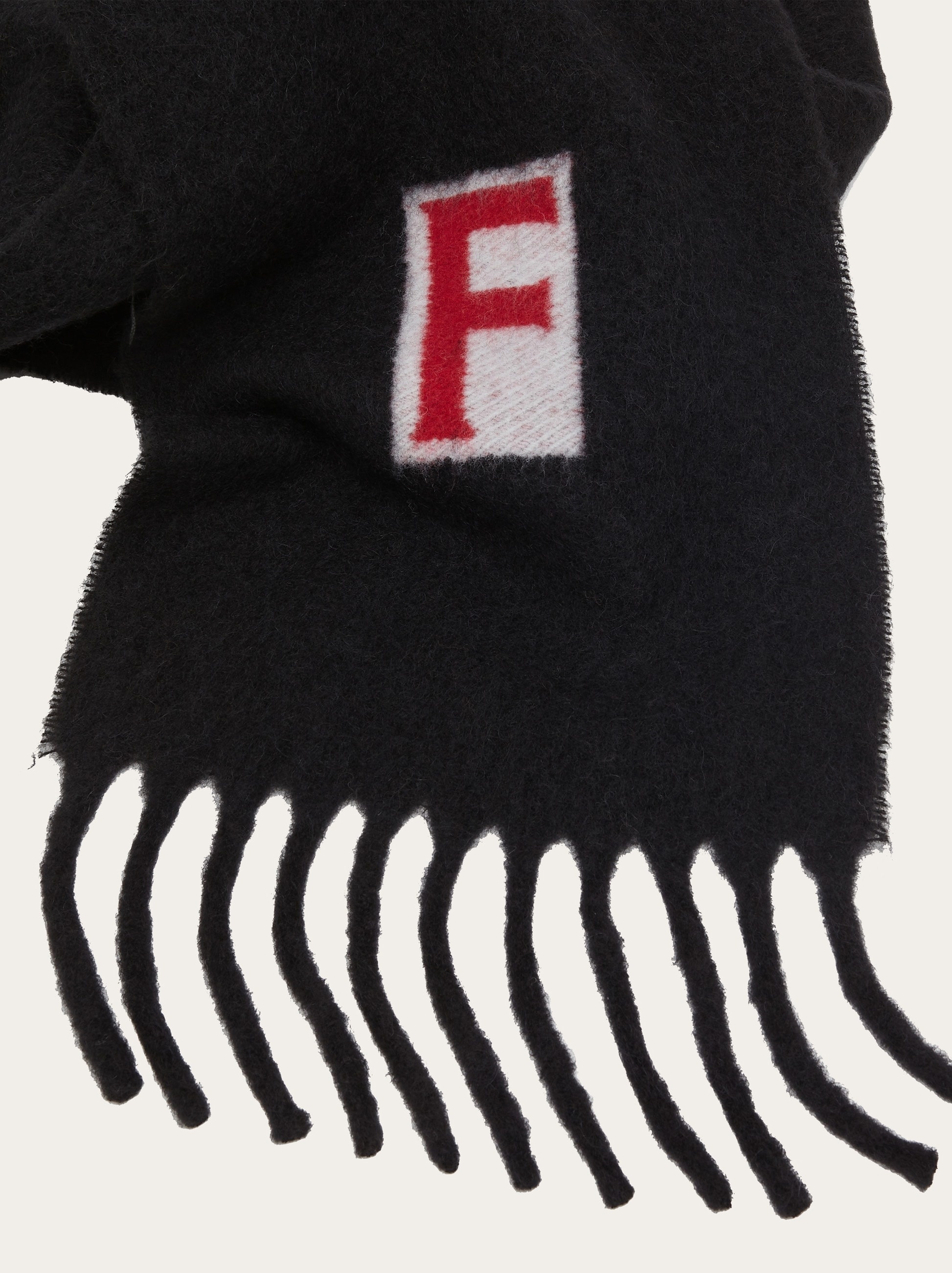 Scarf with jacquard detailing - 2