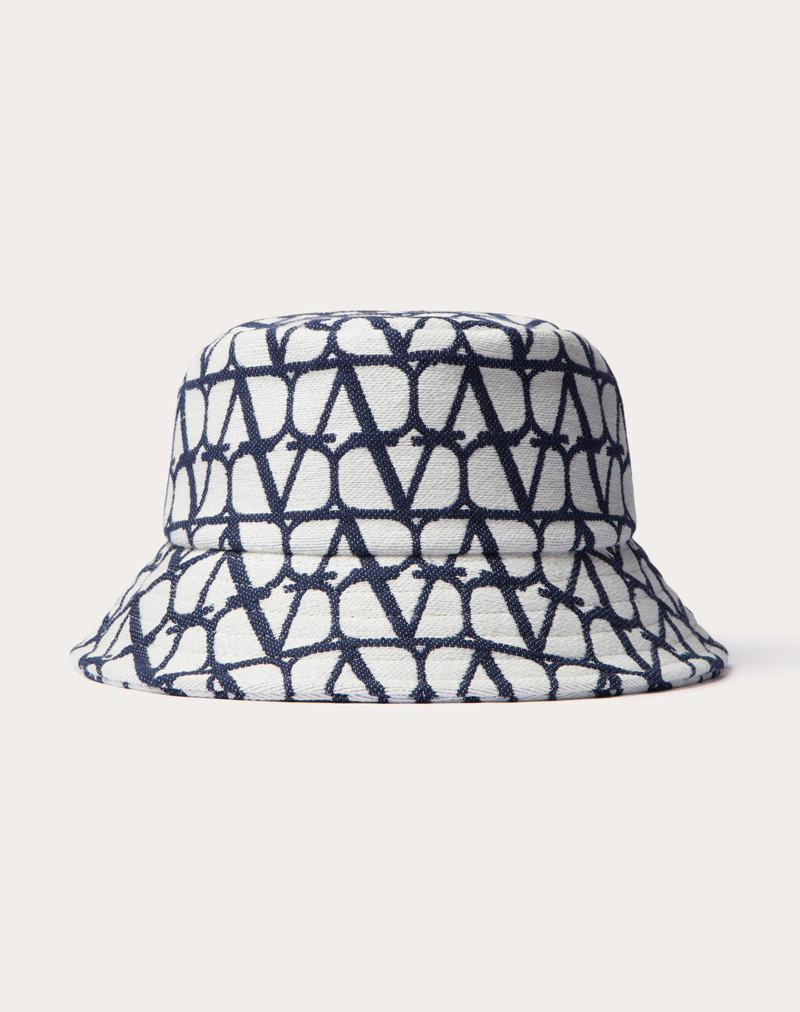 TOILE ICONOGRAPHE BUCKET HAT IN COTTON JACQUARD 1