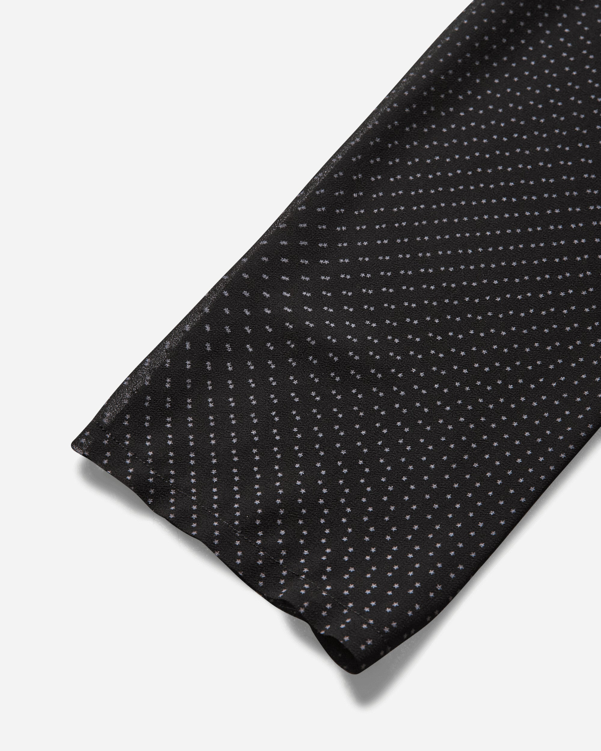 Men's Star Chiffon Shirt Black / White - 4