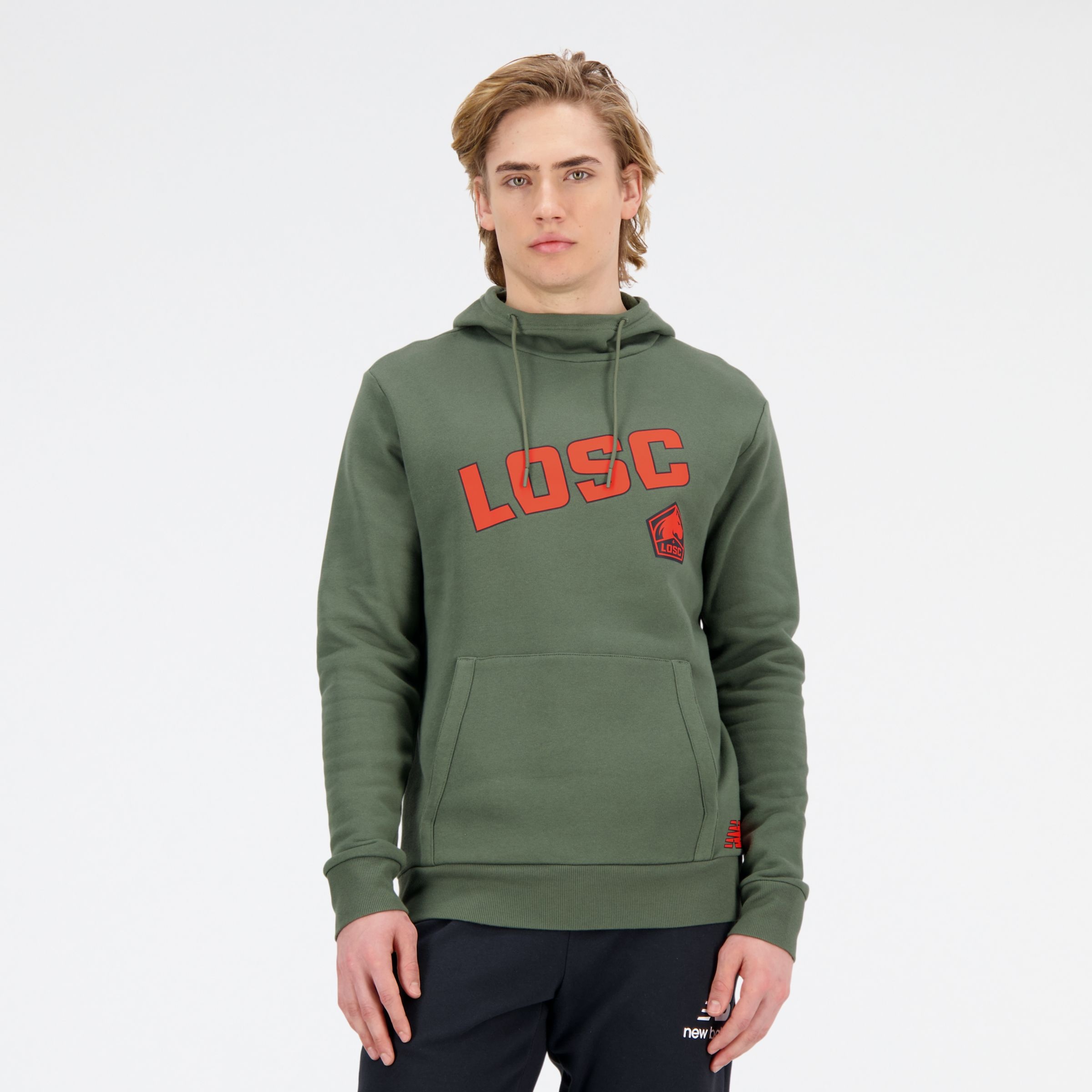 【New Balance】☆お洒落☆LOSC Lille Graphic Overhead Hoodie New Balance LOSC Lille Graphic Overhead Hoodie | REVERSIBLE