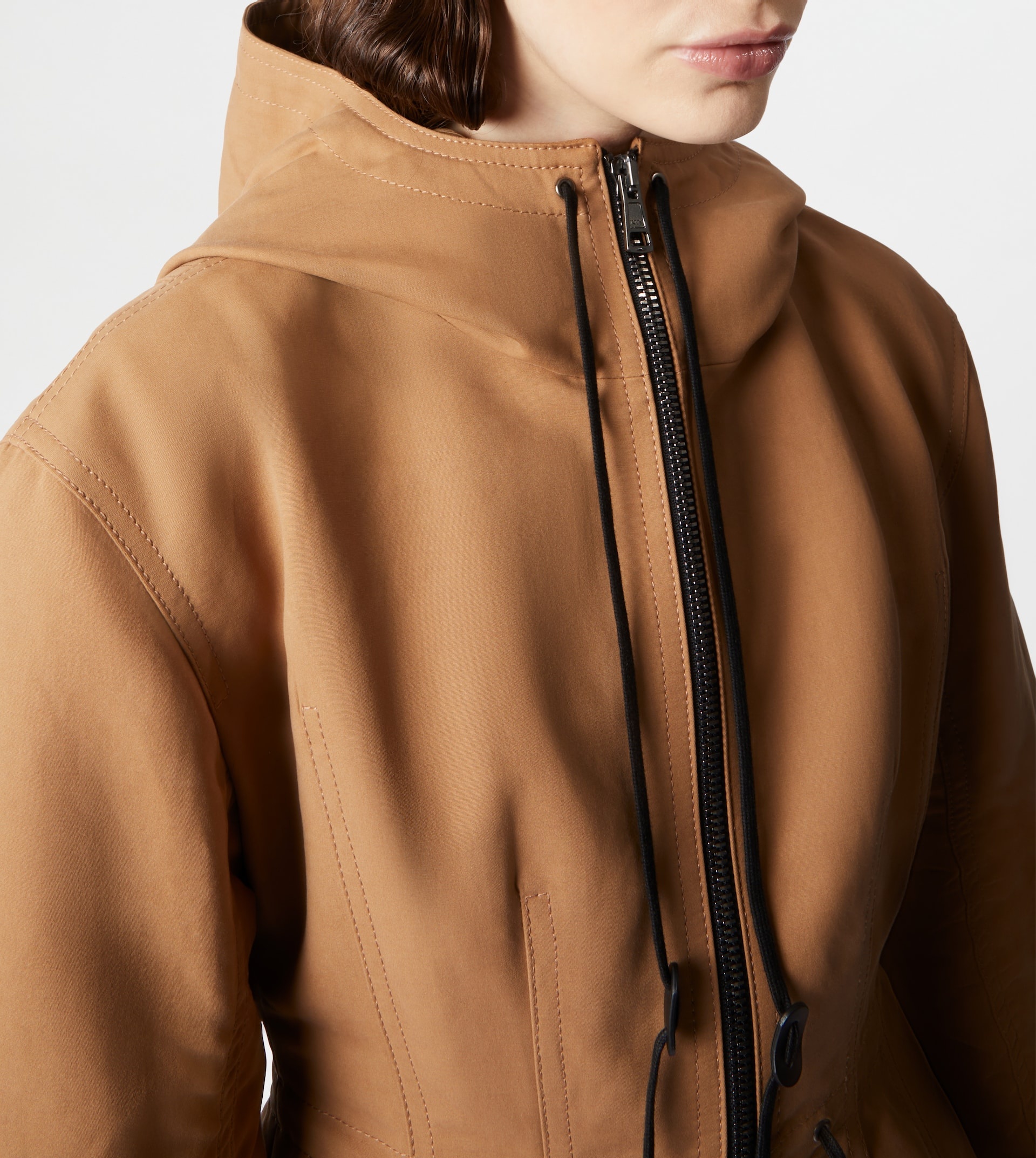 PARKA IN COTTON - BROWN - 6