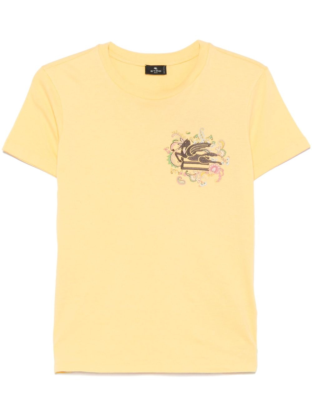 Pegaso-embroidered T-shirt - 1