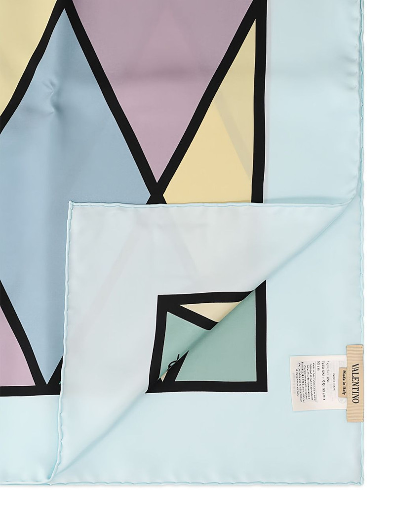 Valentino rhombelle-print scarf outlook