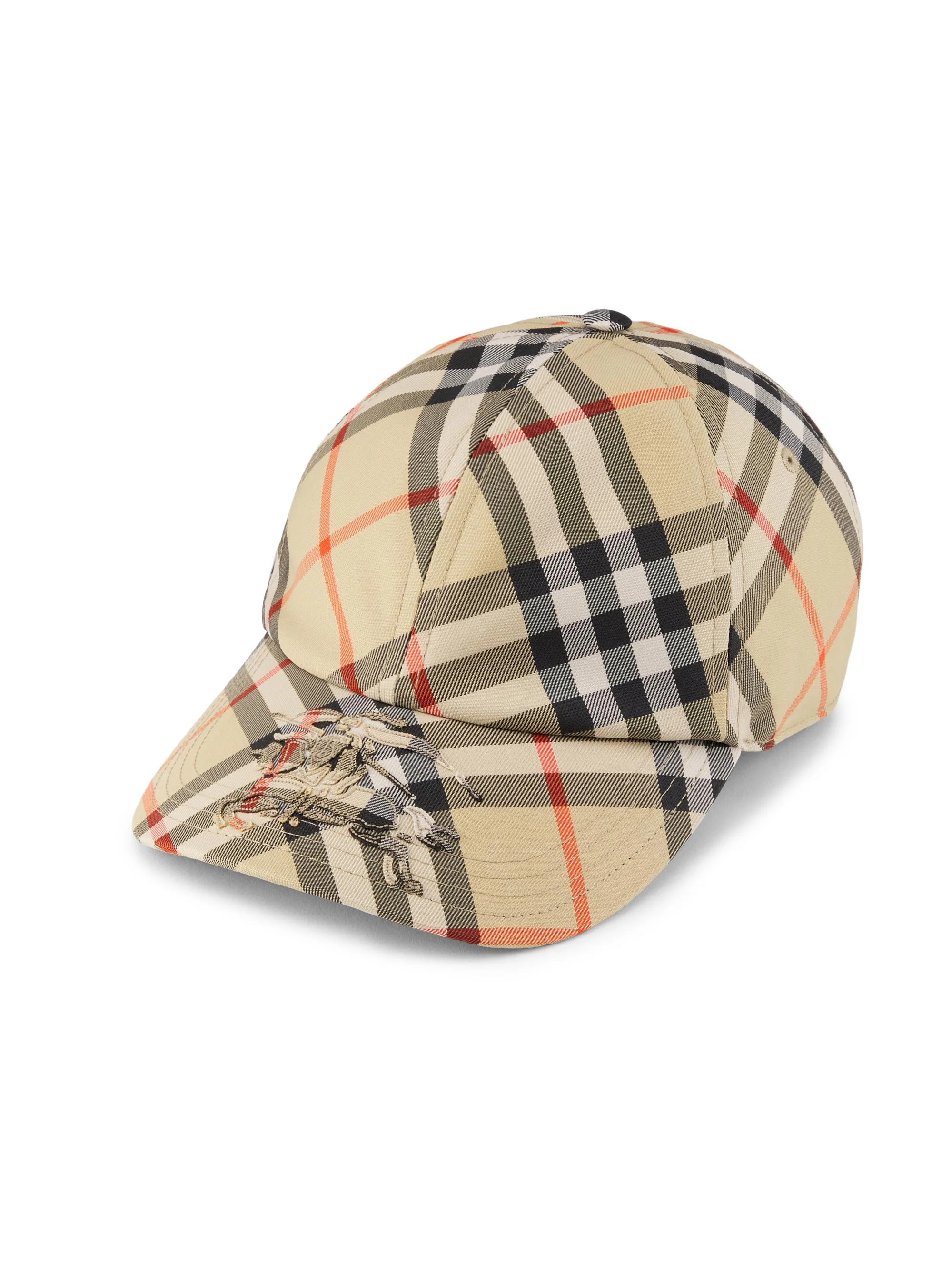 Men's EKD Check Baseball Cap - Sand - 1