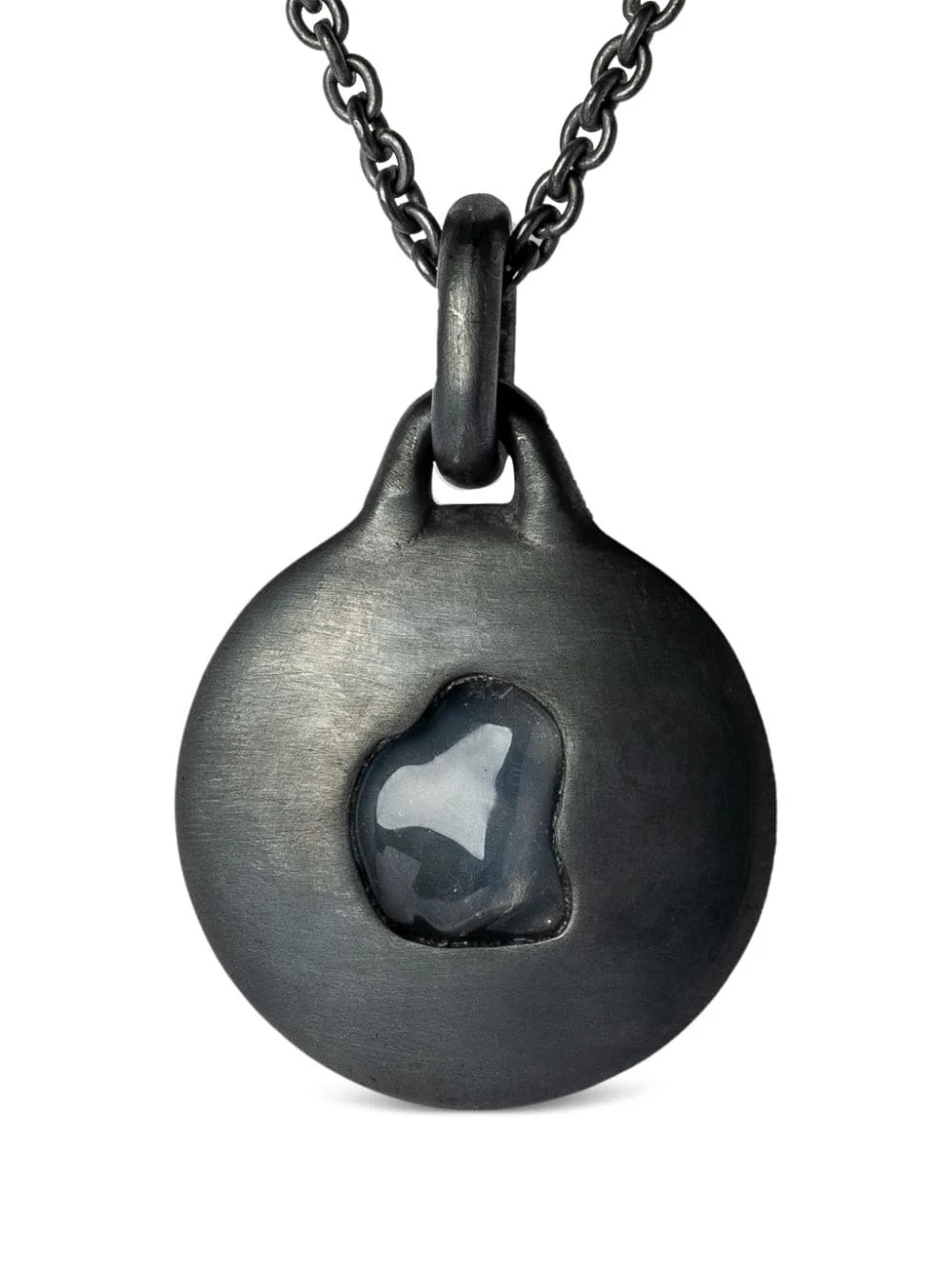 Disk pendant necklace - 1