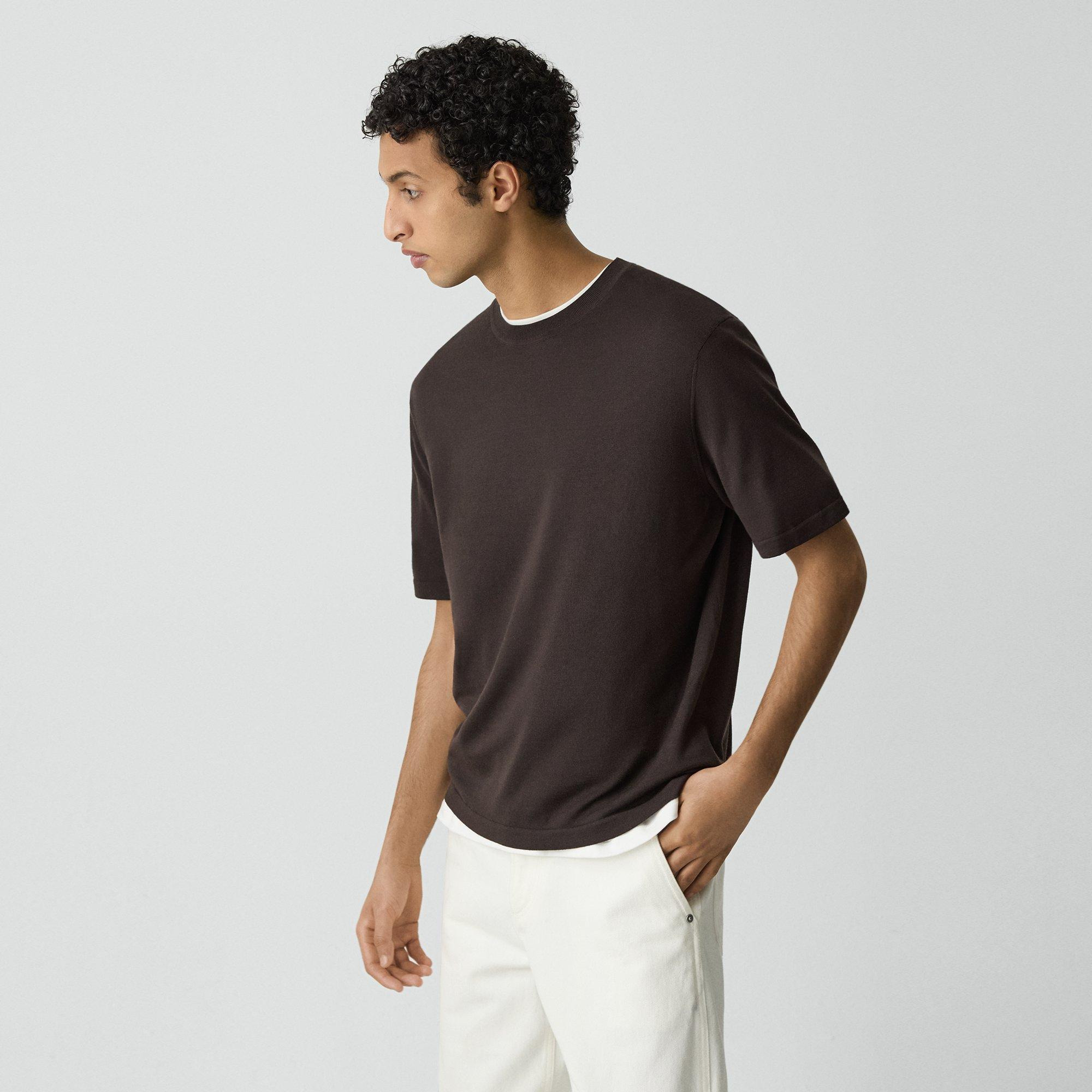 Relaxed Sweater Tee in Regal Wool - 3