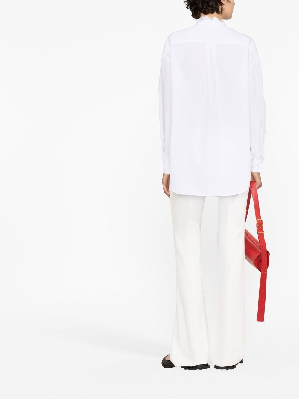 ruffled cotton shirt - 3