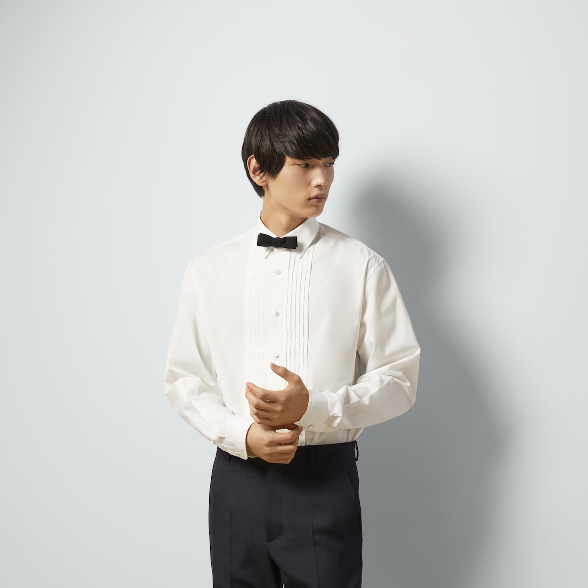Cotton poplin evening shirt - 5