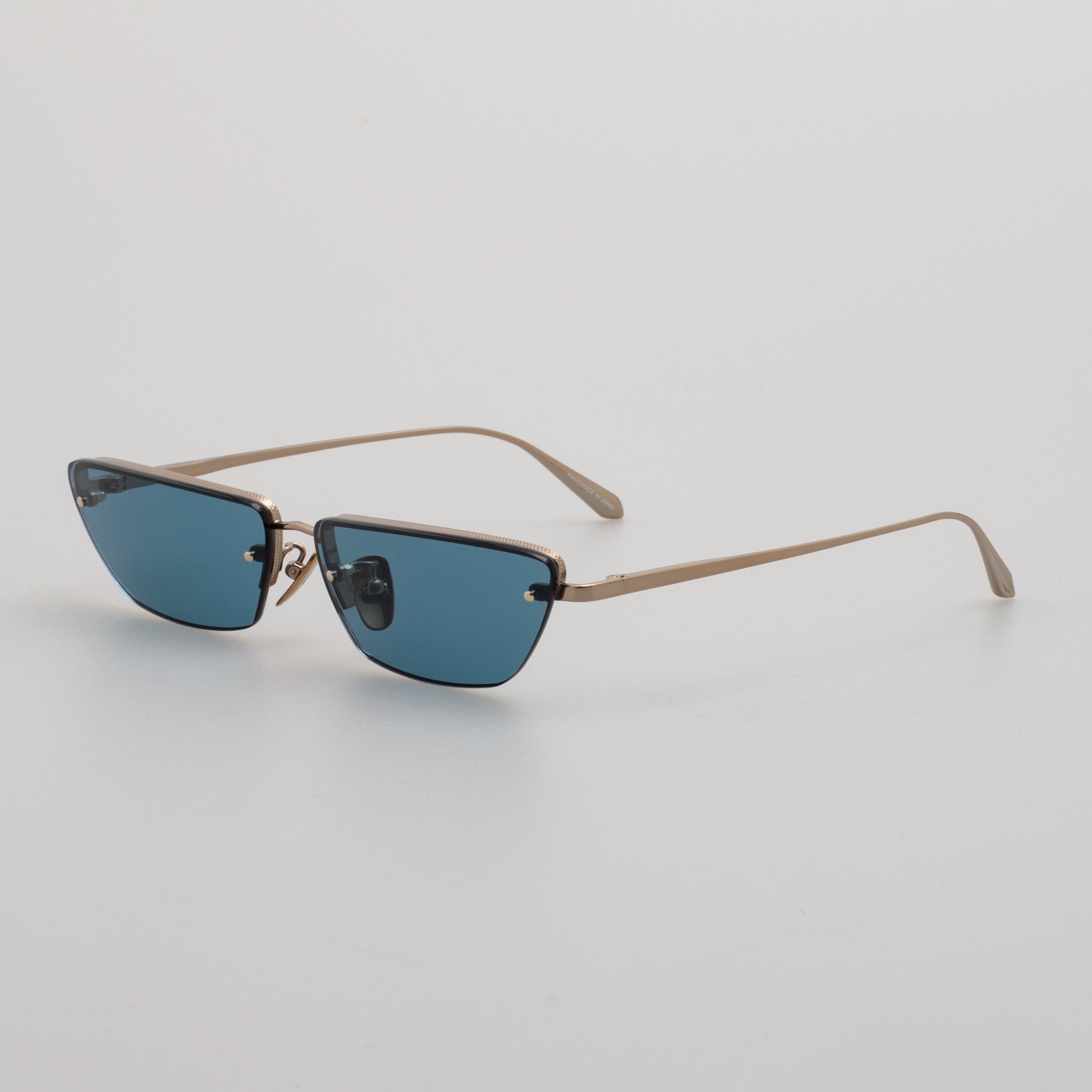 Cleo Cat Eye Sunglasses in Aqua - 3