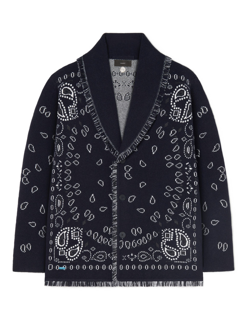 Bandana Jacquard Cardigan 1