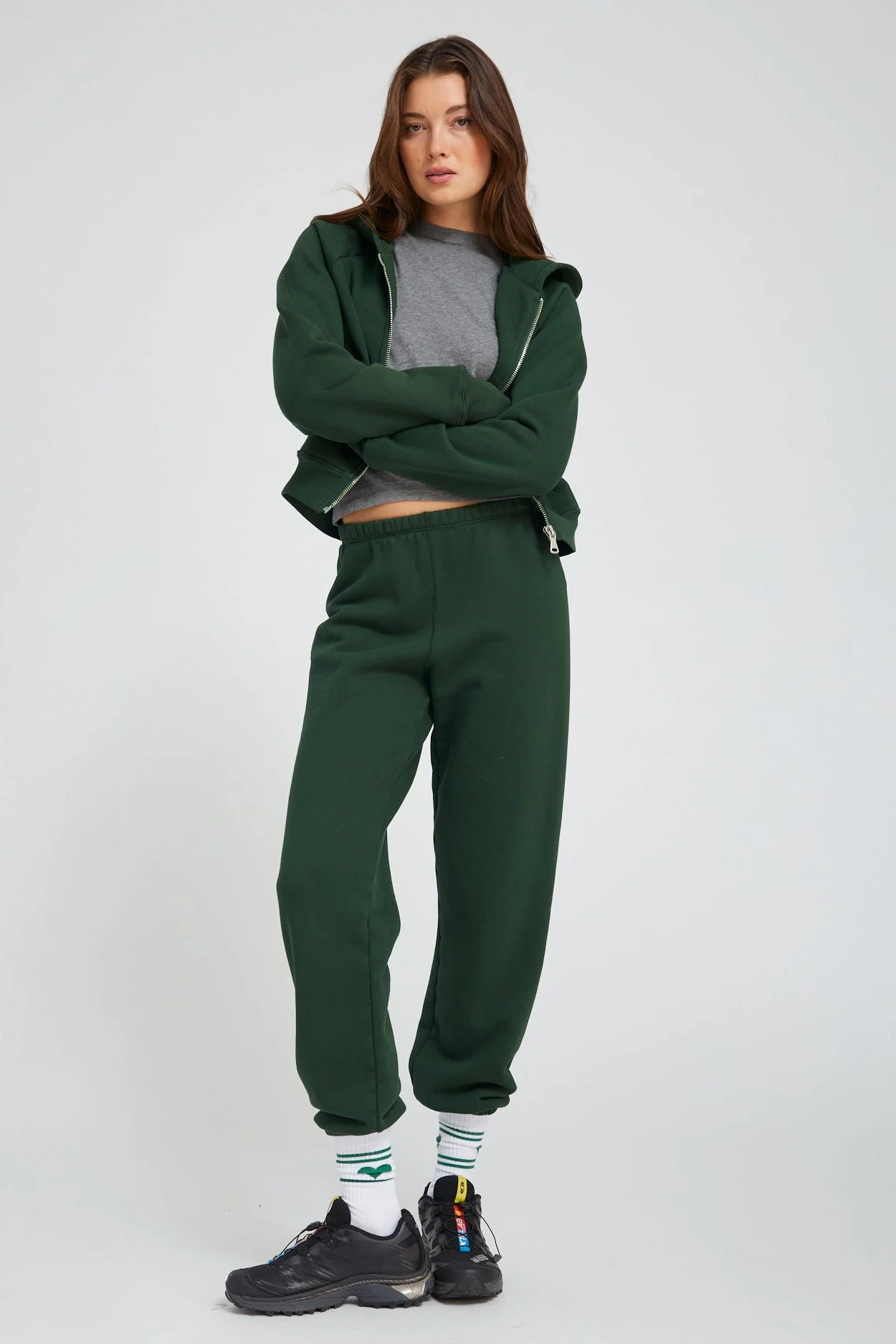 IVY COTTON MINI LOGO SWEATPANTS - 1