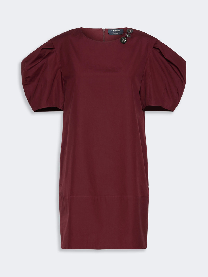 VICOLO Cotton poplin short dress - RUBY 1