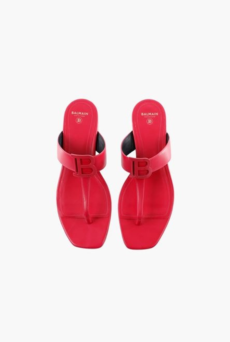 Fuchsia pink leather Sofia sandals 4