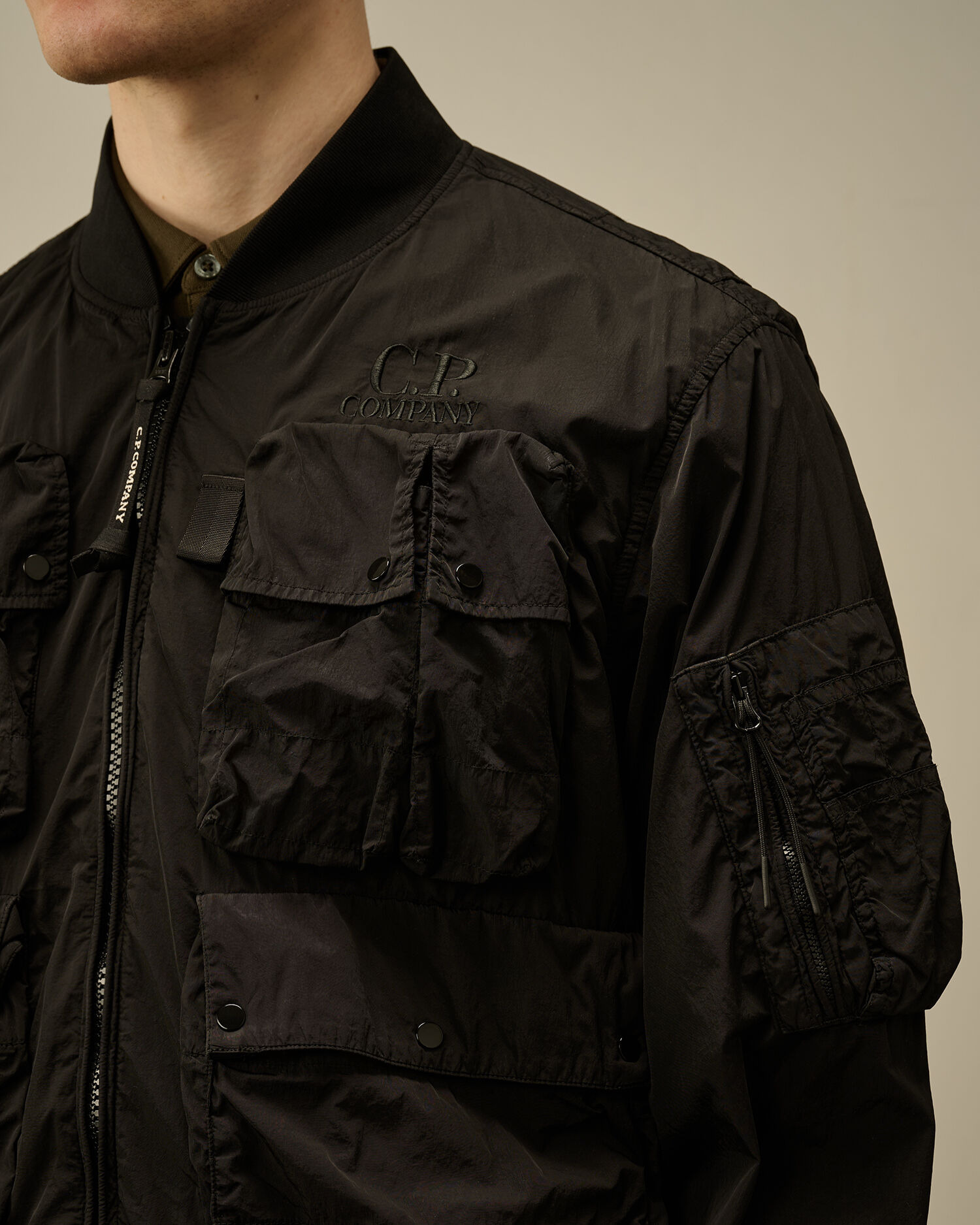 Chrome-R Multipocket Bomber Jacket - 9