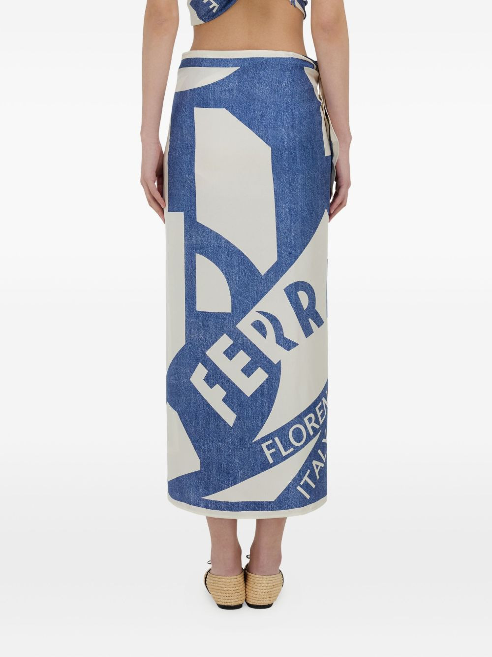 graphic-print wrap scarf - 3