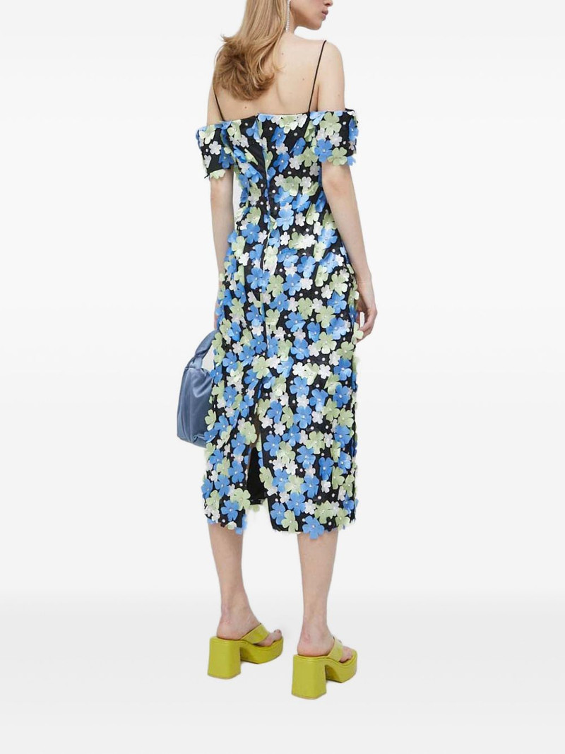 floral-embellished midi dress 3