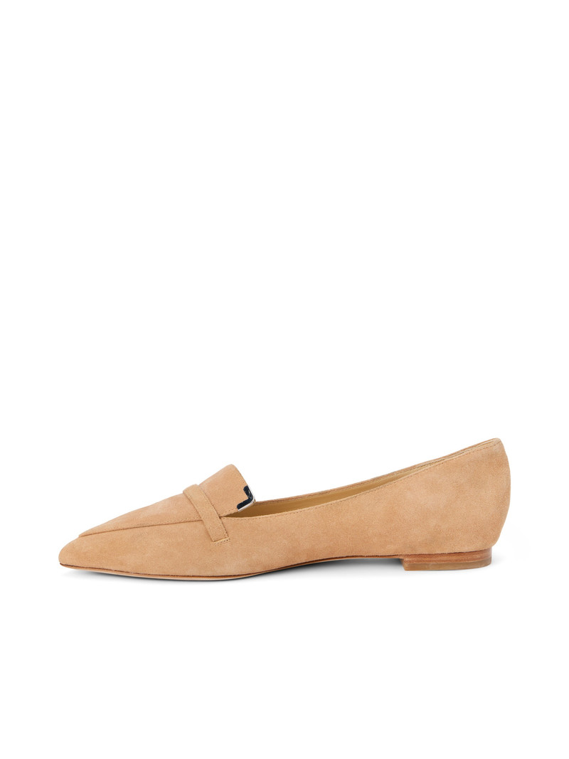 L'AGENCE Brielle Suede Loafer outlook
