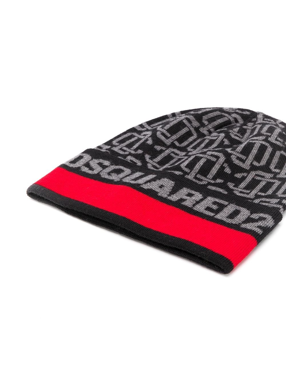 logo-monogram beanie - 2