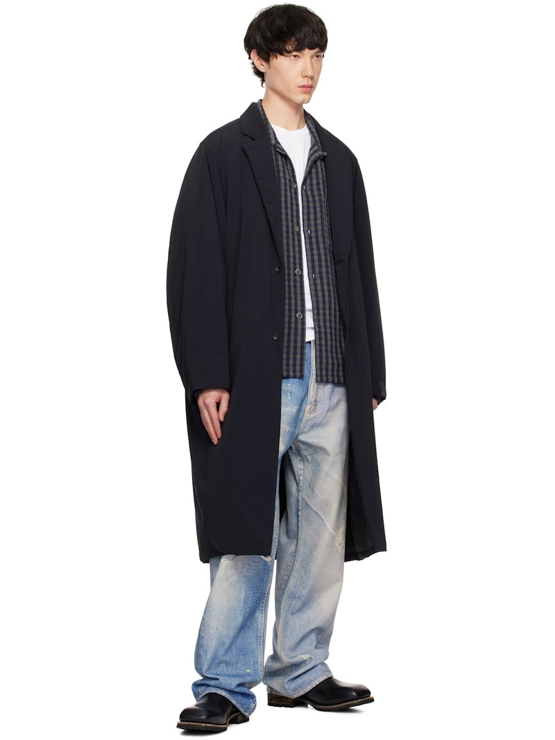 N.Hoolywood Black Chesterfield Coat outlook