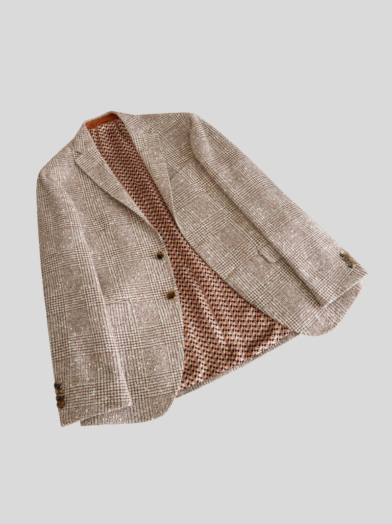 WOOL JACKET WITH CHECK WORKING 7