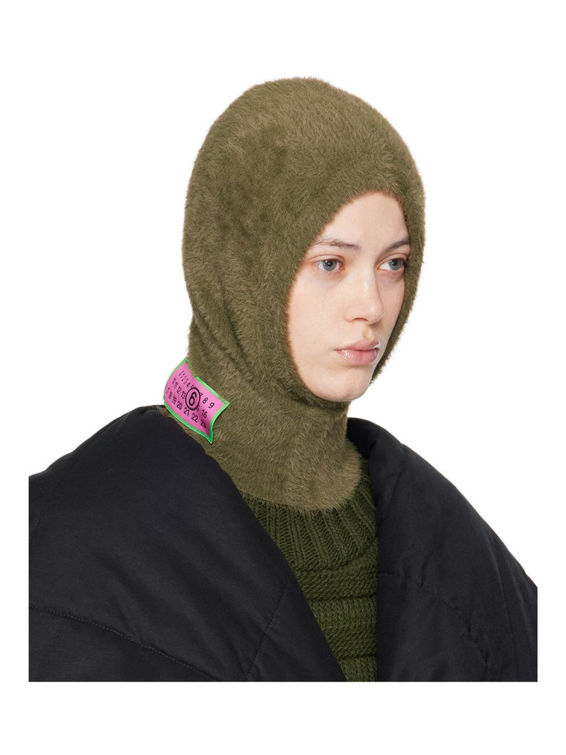 [MM6 Maison Margiela] エムエムシックス 目出し帽 Balaclava MM6 by Maison Martin Margiela Black Marled Balaclava for Men