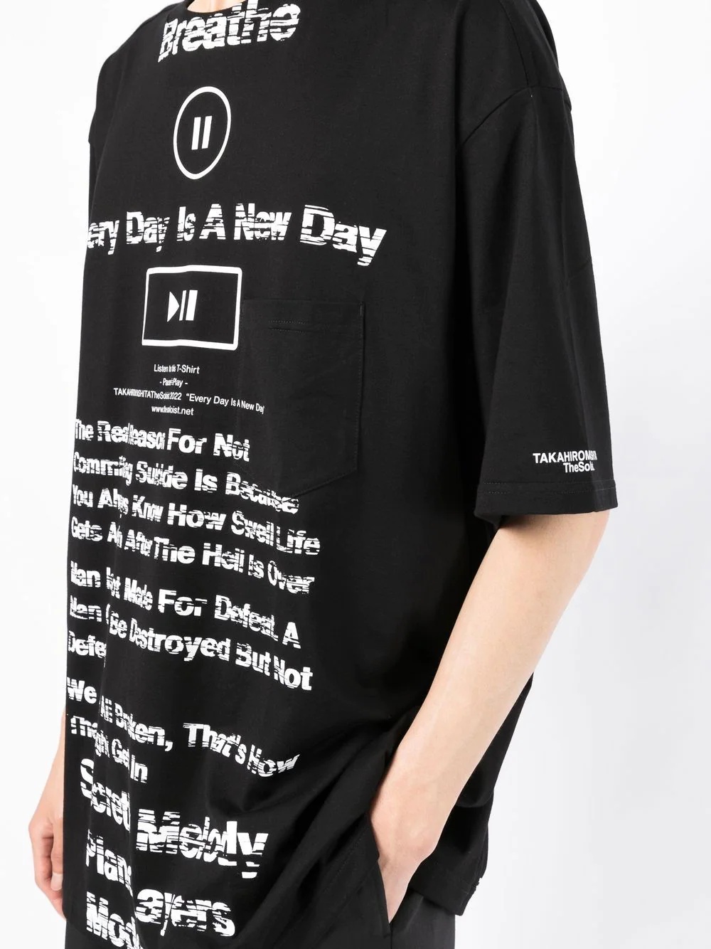 slogan-print short-sleeve T-shirt - 5