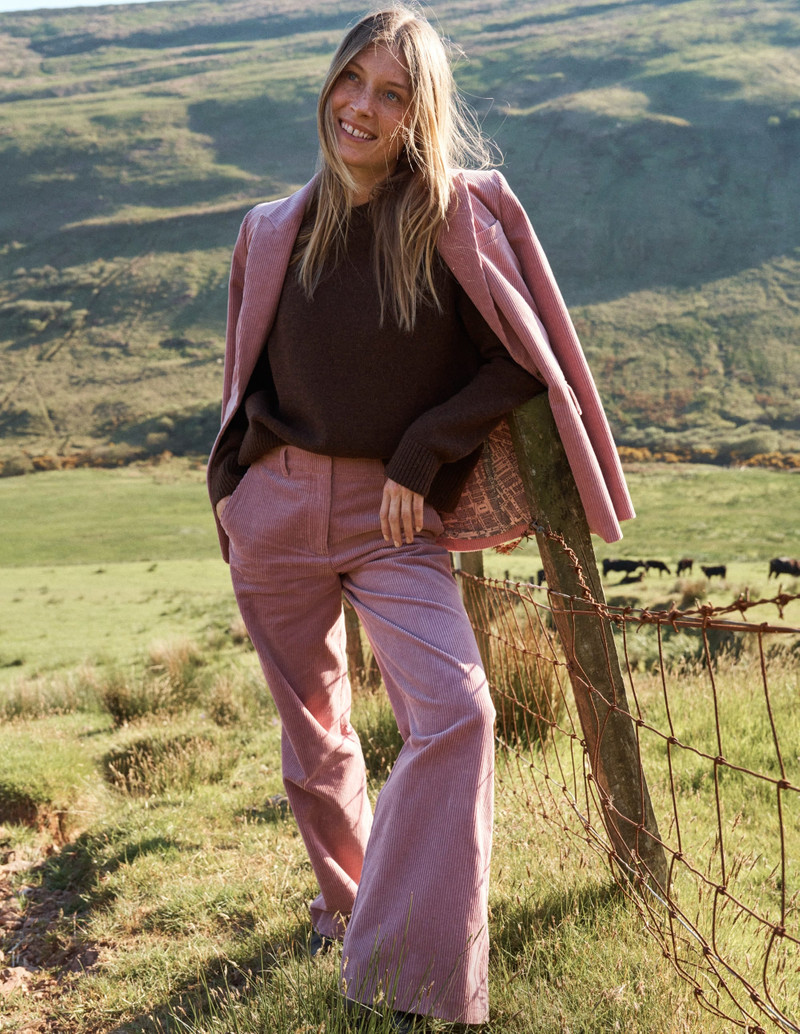 Woodbridge Cord Blazer-Blushing Rose 6