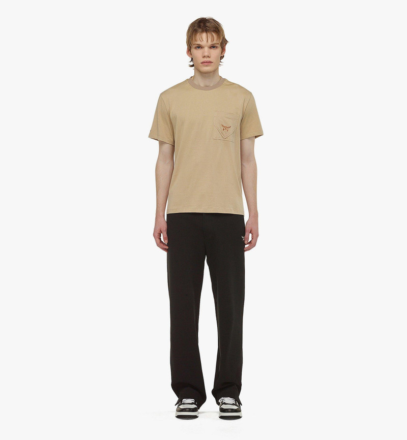 MCM Essential Logo Pocket T-Shirt in Organic Cotton outlook