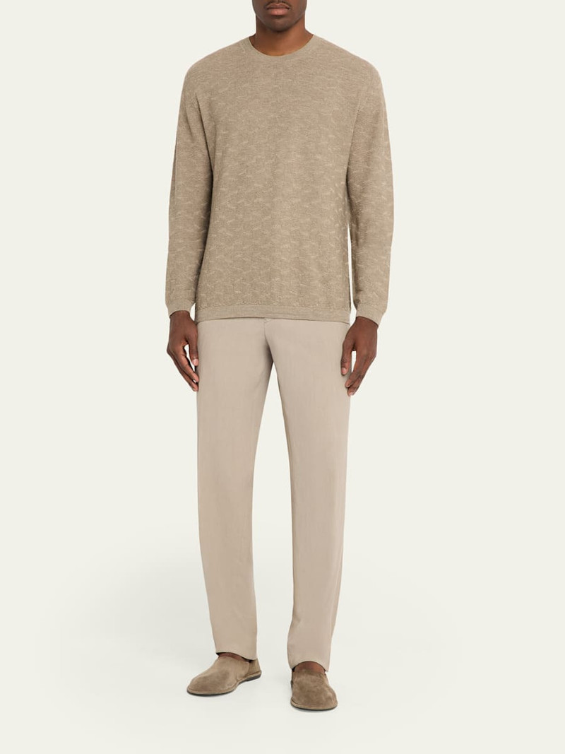 GIORGIO ARMANI Patterned Cashmere-Blend Sweater outlook