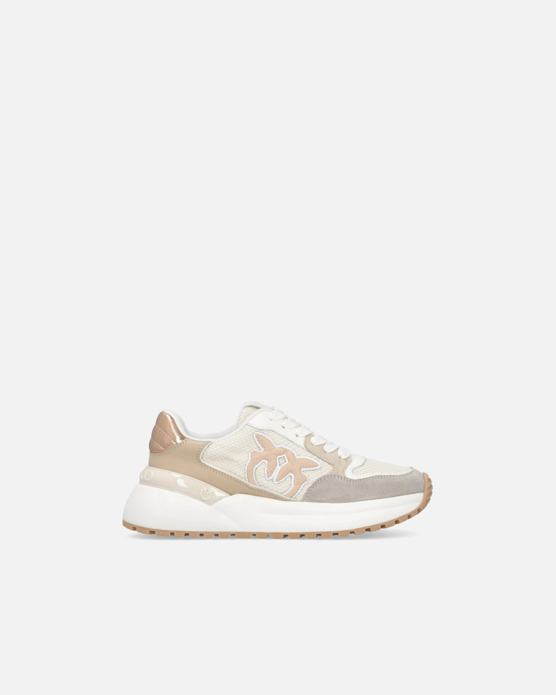 LAMINATED CHUNKY SNEAKERS WITH LOGO - 1