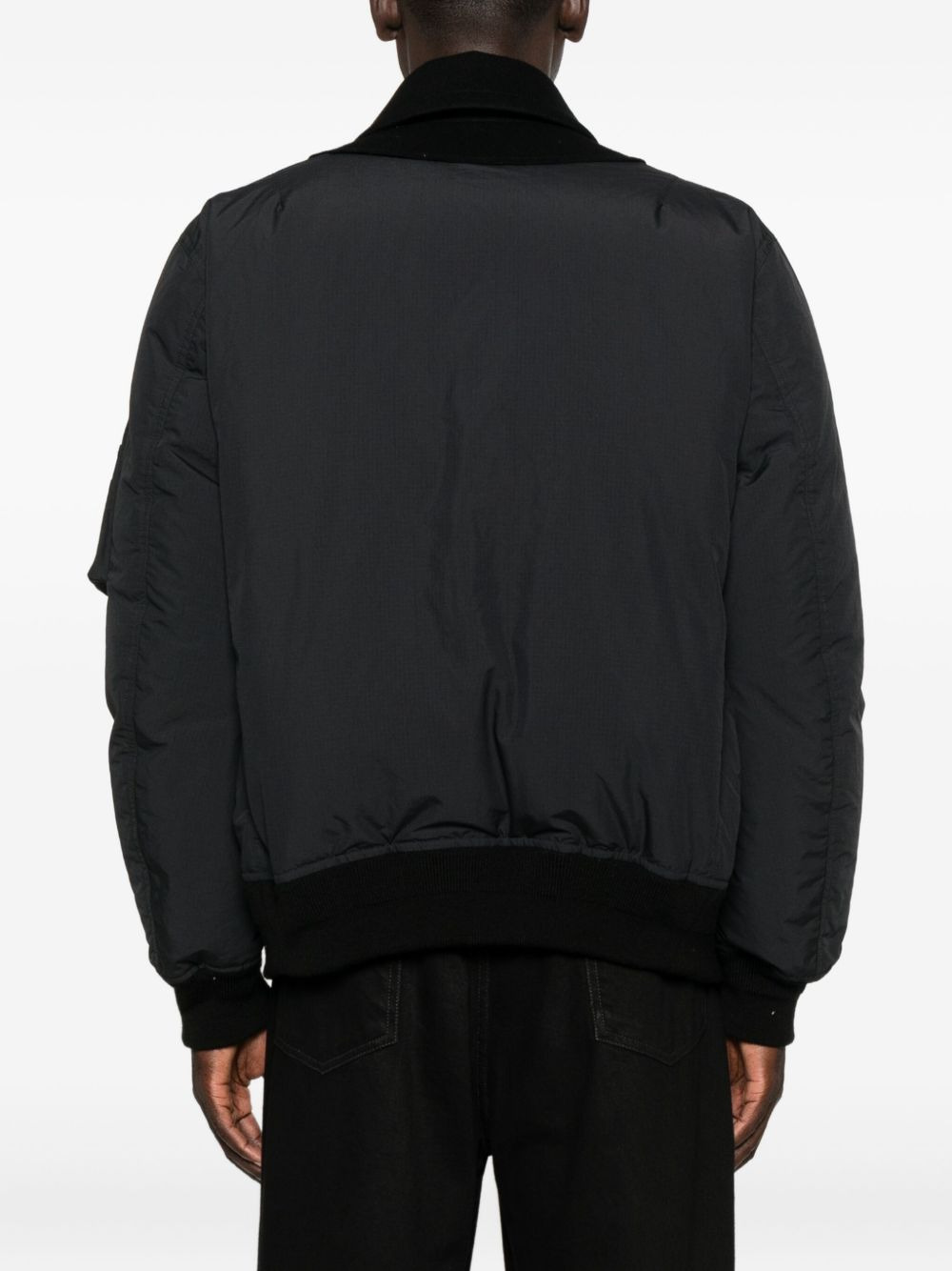 double-breasted wool jacket - 4
